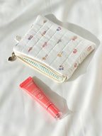 Wildflower Quilted Everyday Pouch