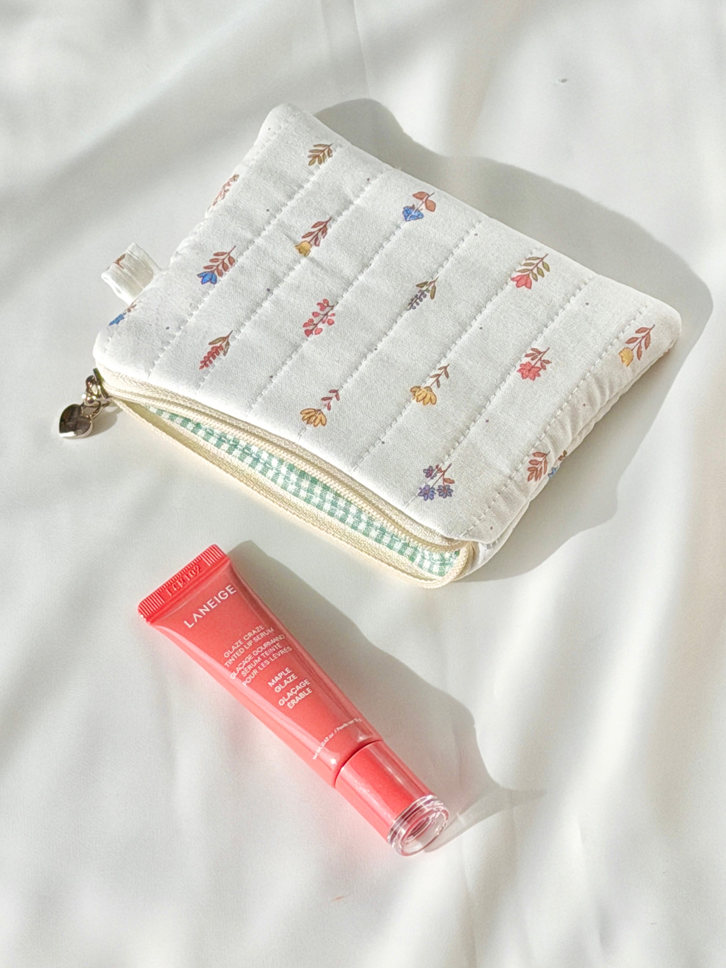 Wildflower Quilted Everyday Pouch