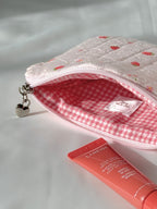Strawberry Quilted Everyday Pouch