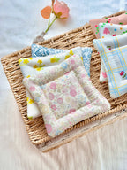 Pastel Garden Pillow Coaster
