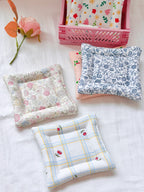 Cherry Plaid Pillow Coaster
