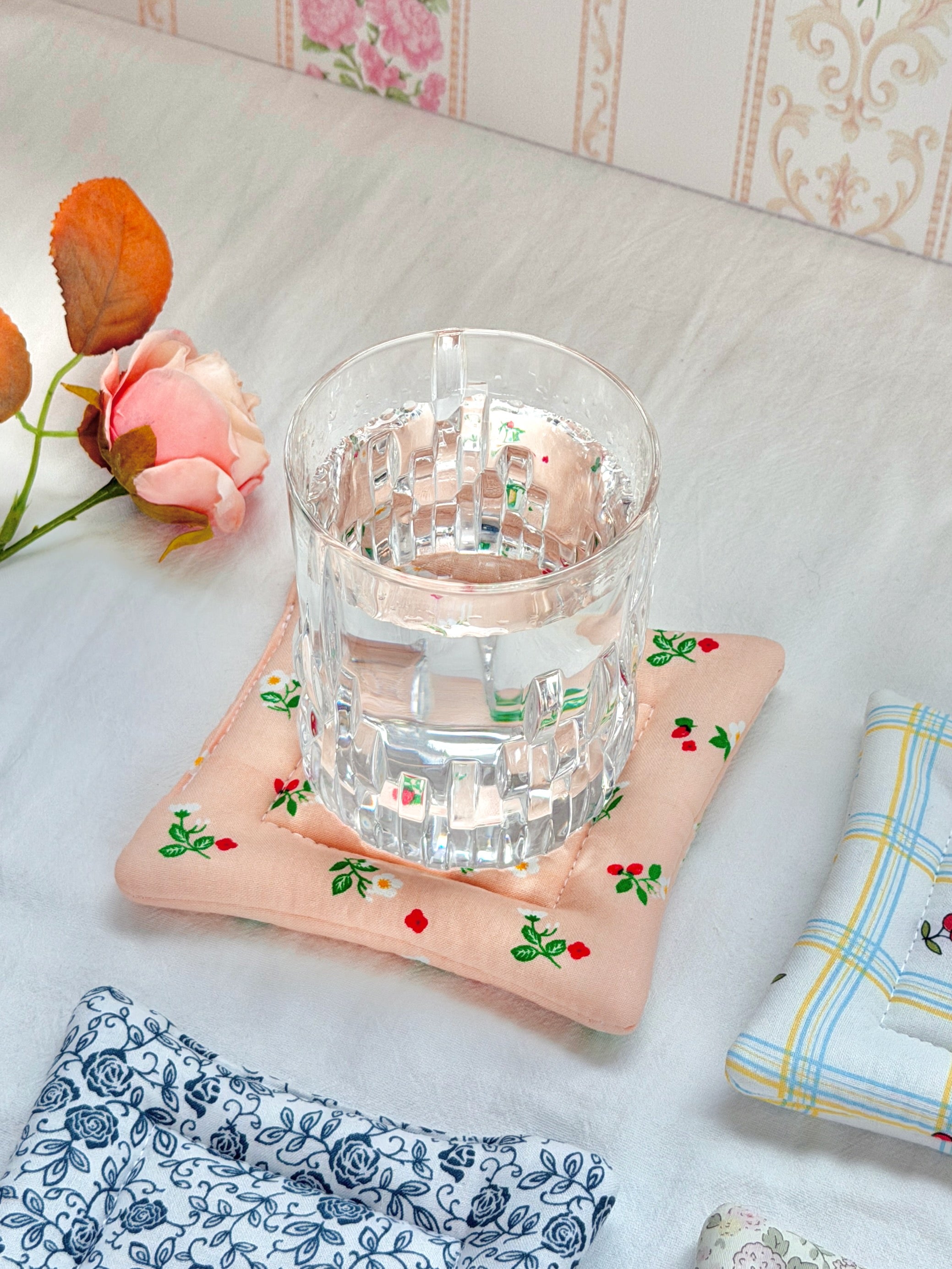 Apricot Meadow Pillow Coaster