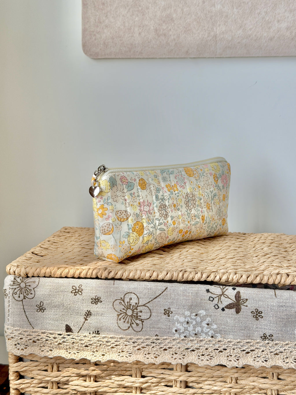 Golden Garden Sunglasses Zipper Pouch