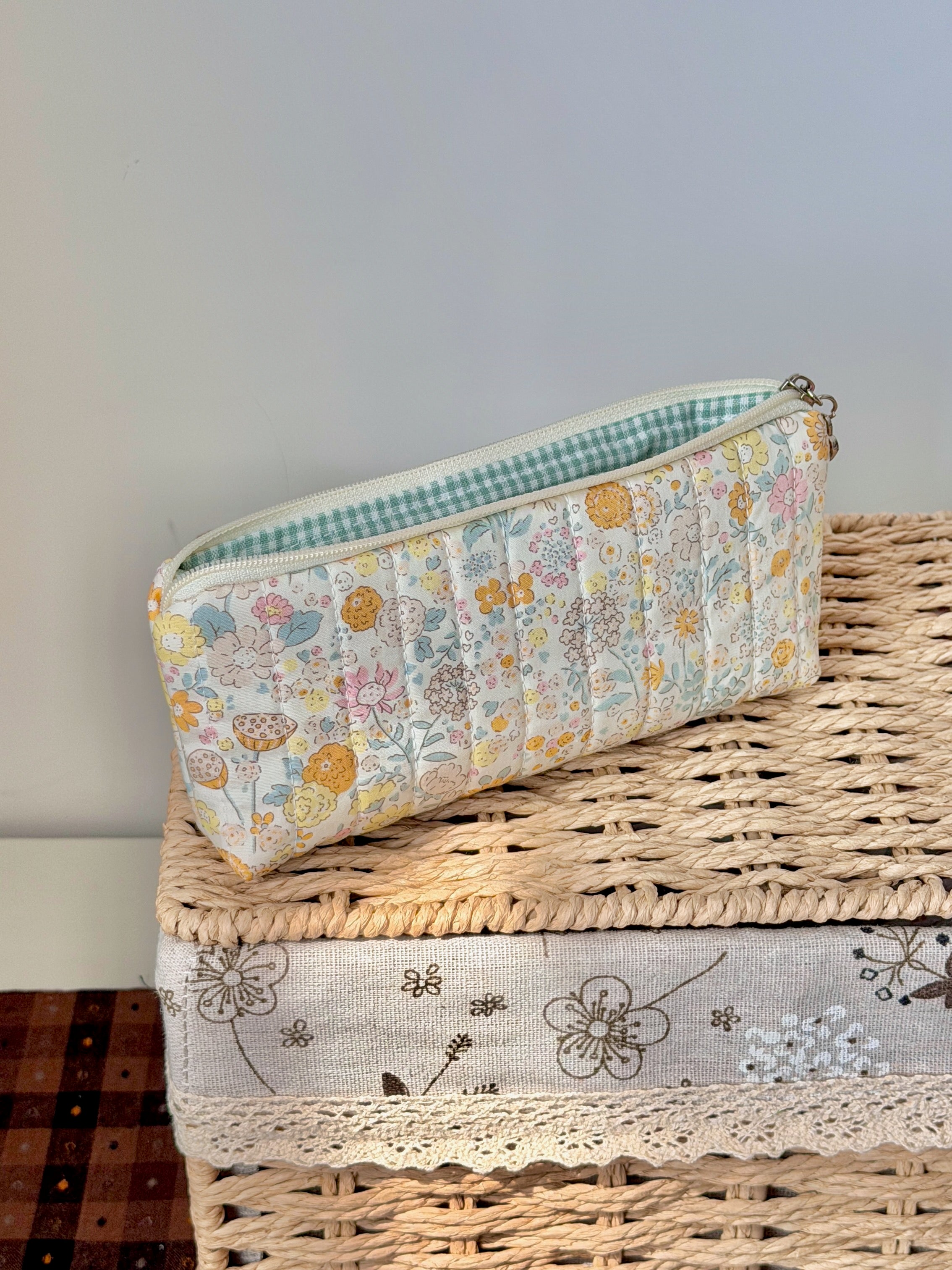 Golden Garden Sunglasses Zipper Pouch