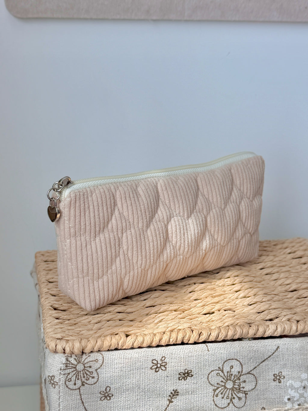 Mocha Corduroy Sunglasses Zipper Pouch