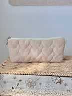 Mocha Corduroy Sunglasses Zipper Pouch