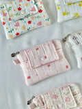 Strawberry Quilted Card & Coin Wallet