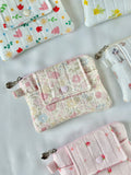 Pastel Garden Quilted Card & Coin Wallet