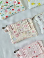 Pastel Garden Quilted Card & Coin Wallet