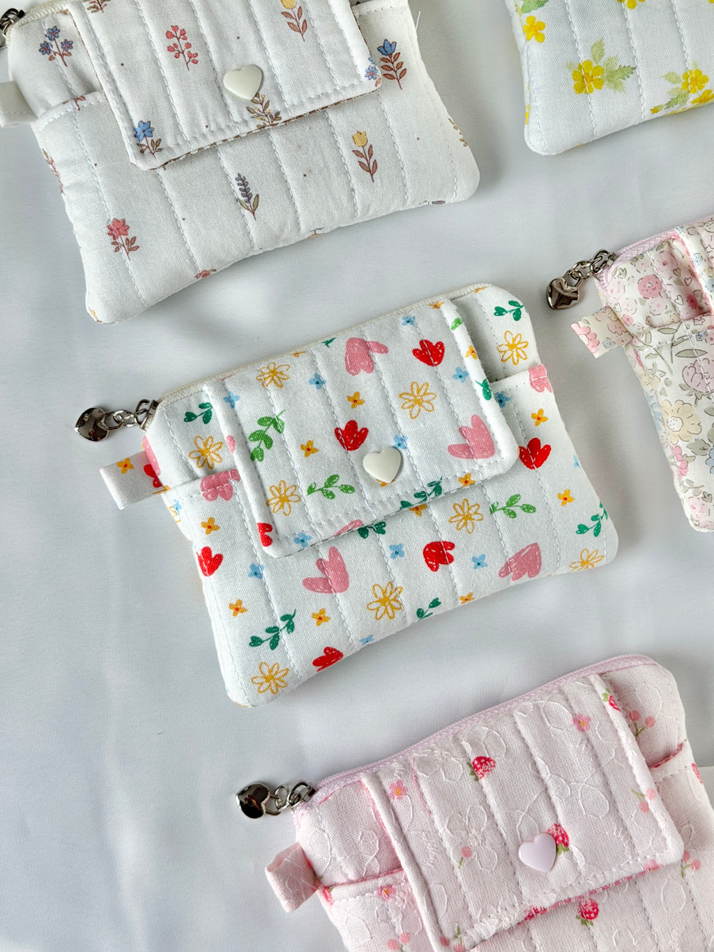Joyful Garden Quilted Card & Coin Wallet