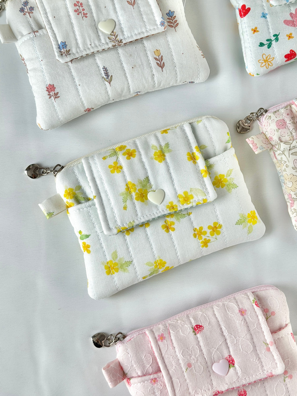 Buttercup Quilted Card & Coin Wallet